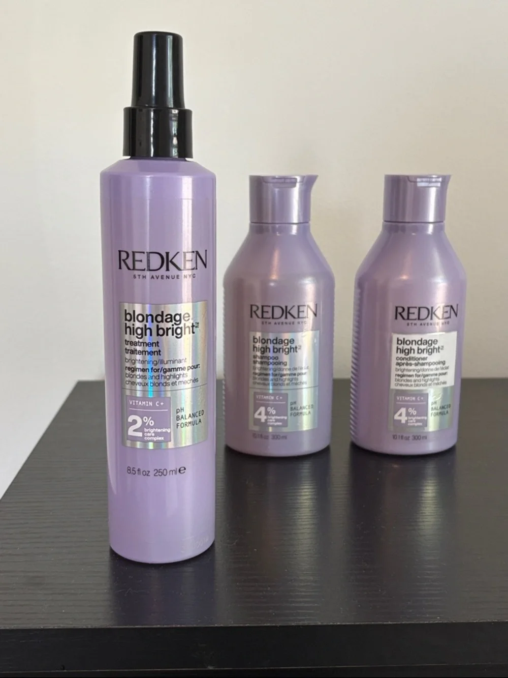 NWT Redken Blondage High Bright Trio - Brightening Hair Care Set - Full Size - Picture 6 of 10